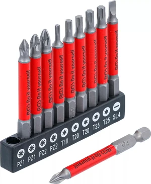 10 dílna sada bitů, magnetické, protismykové, PZ, T, SL - slide 3