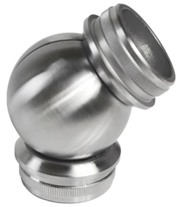 Spojka s kĺbom na trubku ø 42,4 mm, brúsená nerez AISI 304