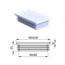 Krytka plastová 60 x 100 mm