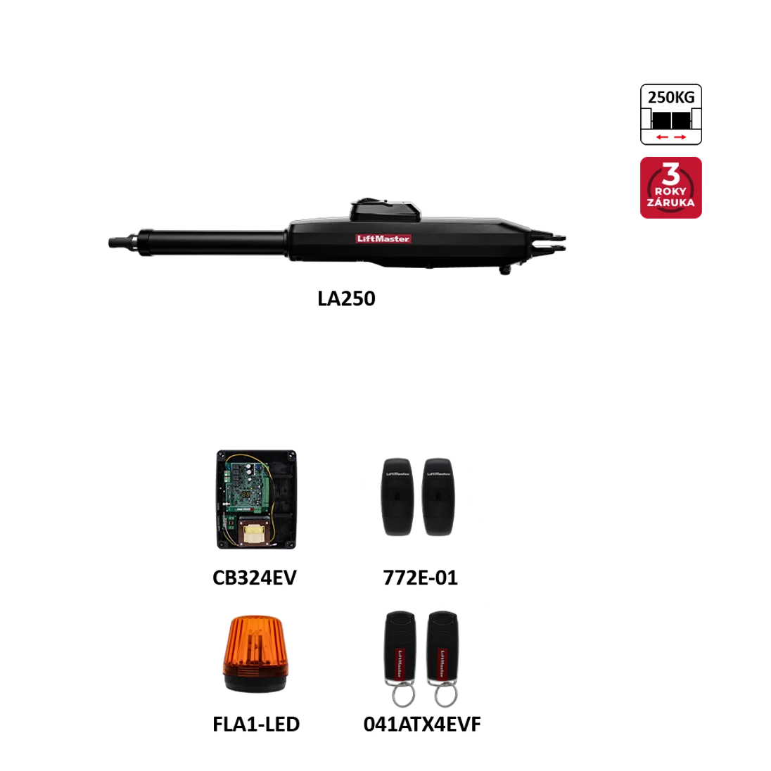 LiftMaster sada pre jednokrídlovú bránu do 2,5 m/krídlo