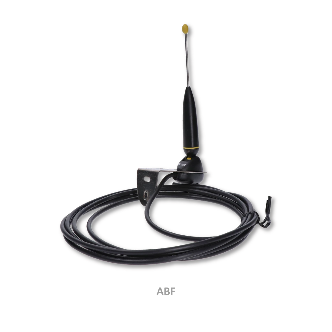 Anténa 433.92MHz, instalace na plot s plechovou konzolí