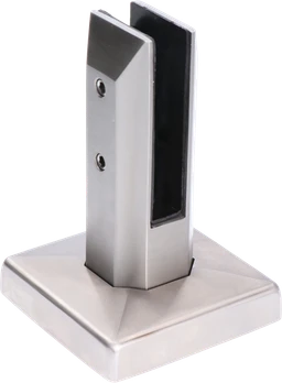 Vrchné kotvenie pre výplň 13,52 - 17,52 mm, brúsená AISI 316