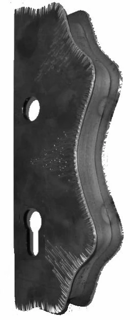 Kazetová zostava 250 x 125 x 30 mm, otvor ø 20 mm, zdobená