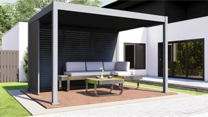 Horizontálny lamelový panel pre pergolu 1 m - slide 3