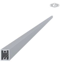 Poškodený Al profil 20 x 16 x 6000 mm, bez povrchovej úpravy