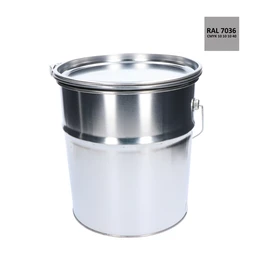 Barva antikorozní polomatná na zinek 10 kg - platinová šedá