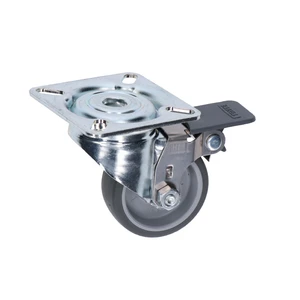 Koliesko s hriadeľou, ø 50 mm, s brzdou - slide 0