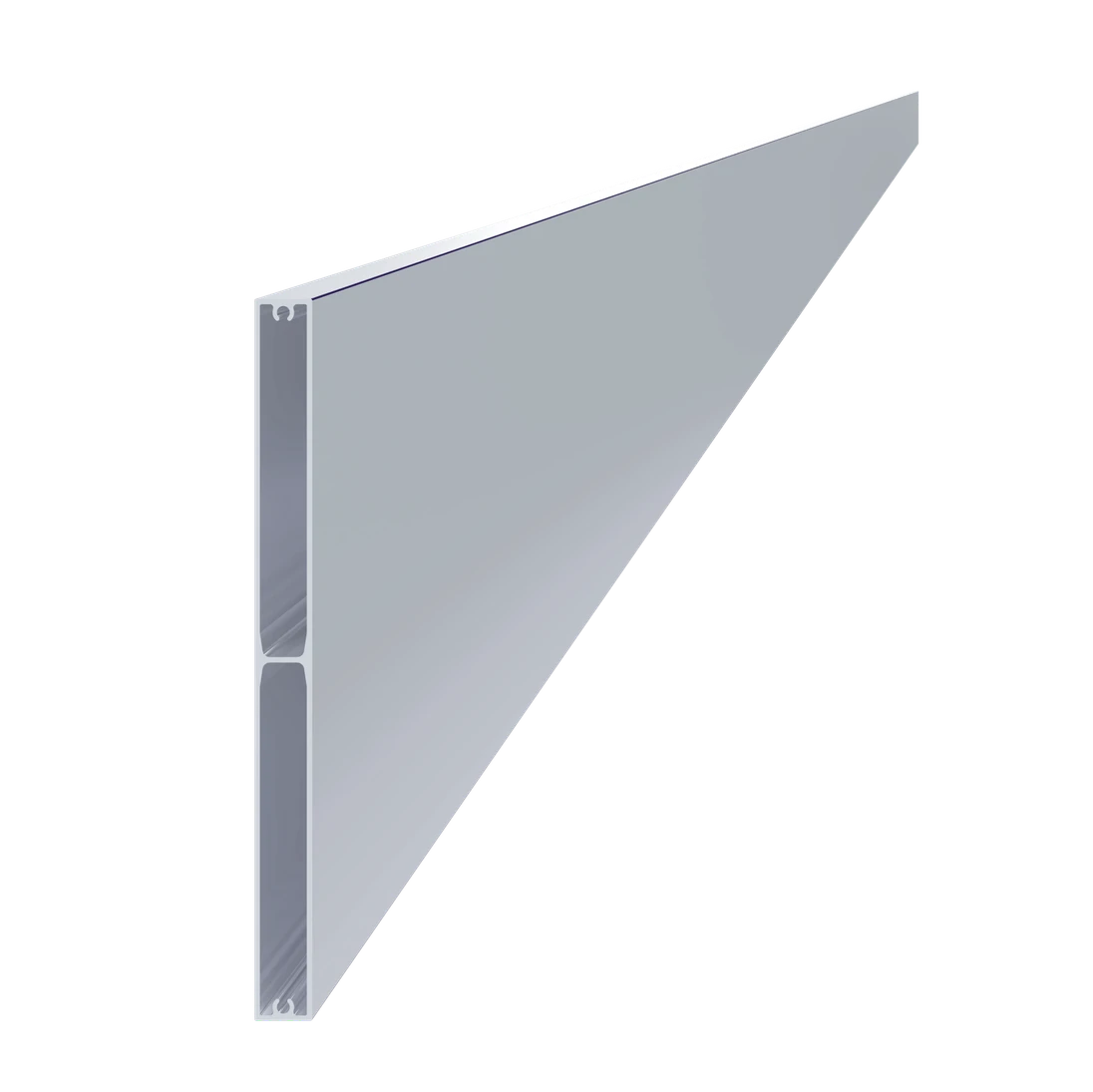 Al profil 200 x 16 x 6000 mm, bez povrchovej úpravy