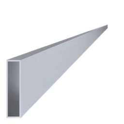 Al jokel 80 x 20 x 2 x 6000 mm, bez povrchovej úpravy