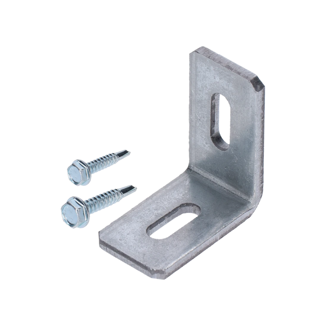 Uholník pre kované ploty-pozinkovaný,súčasťou balenia 2ks TEX skrutiek do kovu