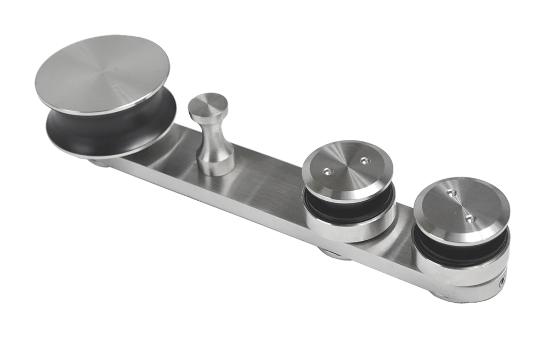 Pojazdový vozík k vodiacemu profilu ø 25 mm, AISI 304