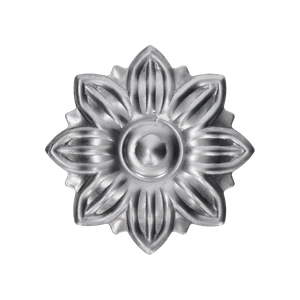 DO VYPRODÁNÍ ZÁSOB - Květ plechový ø 75 mm,  tl. 1,5 mm - slide 0