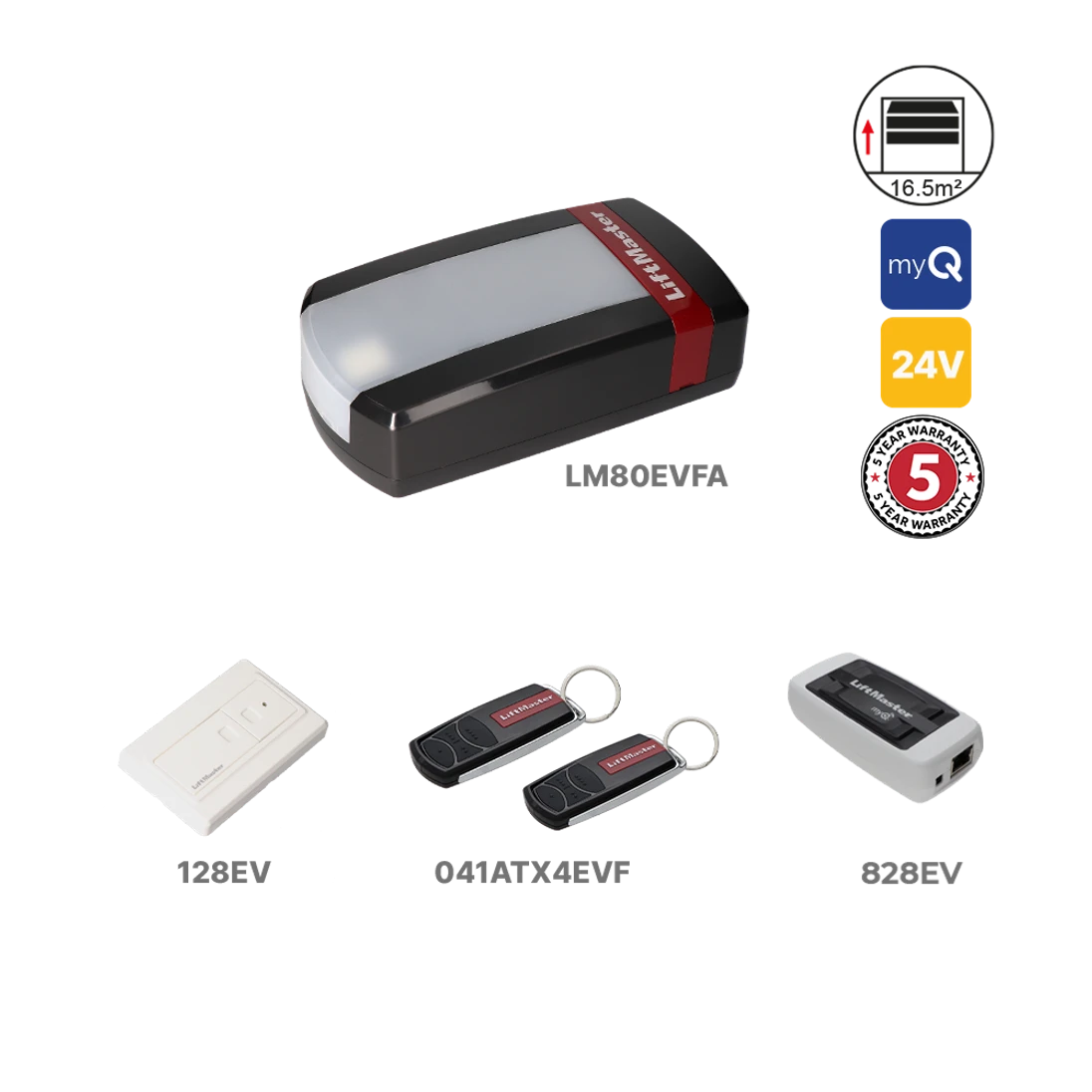 LiftMaster LM80EVFA s myQ rozhraním 828EV