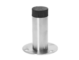 Doraz dverí s gumou ø 22 mm, brúsená nerez AISI 304