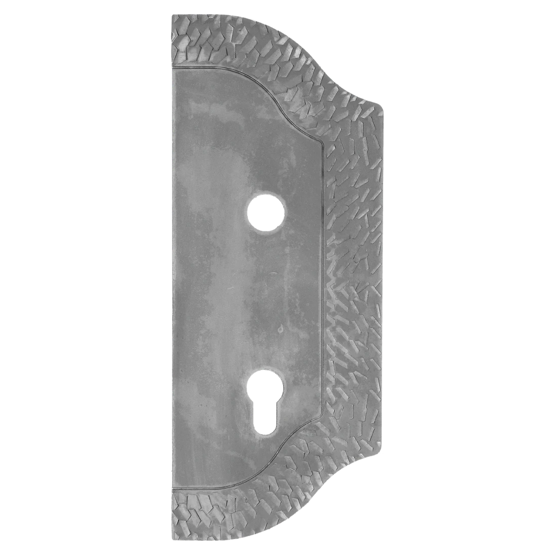 Štít 265 x 105 x 3 mm, rozteč 90 mm, zdobený, pravý