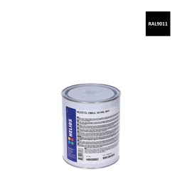 REZISTOL EMAIL farba na zinok čierna RAL 9011-polomat, 1 kg
