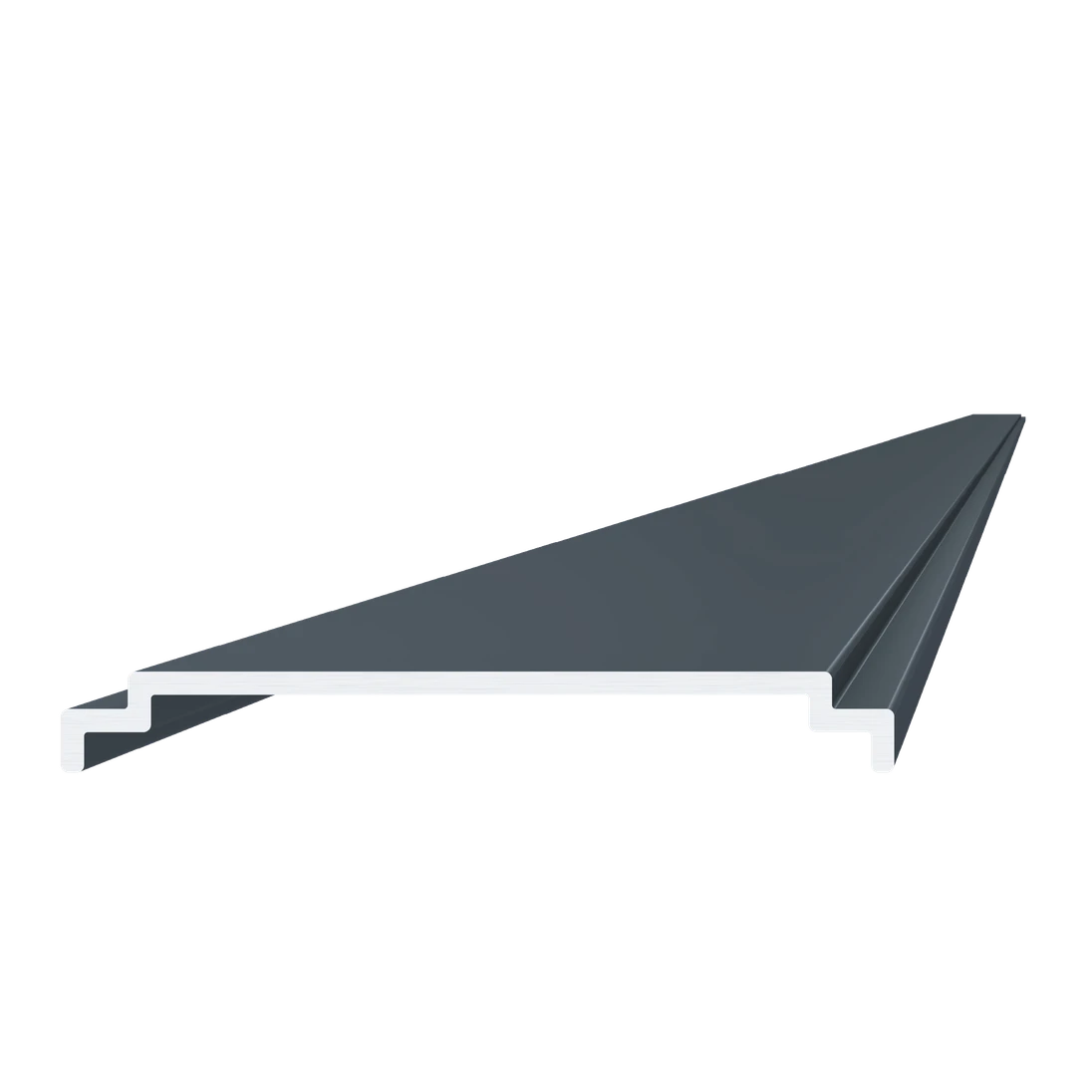 Krycí lišta pro AL-PM6240, struktura RAL7016, L-2000 mm