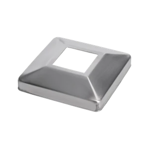 Kryt spodnej príruby 107 x 107 mm, brúsená nerez AISI 304 - slide 0