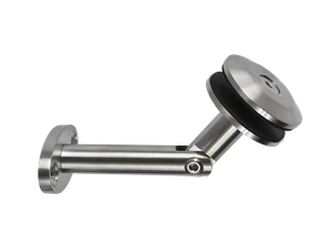 Kotvenie spodné na sklenený prístrešok, brúsená AISI 304 - slide 0