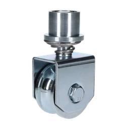 Otočné vodiace koliesko ø 58 mm, pre U profil ø 20 mm