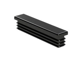 Krytka plastová 20 x 100 mm, čierna - slide 1