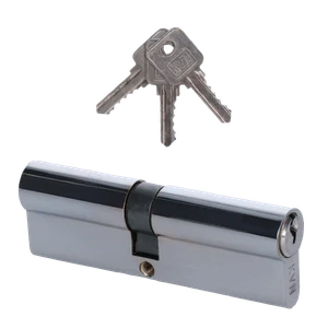 Cylindrická vložka EURO 45/50 mm, niklová, 3 kľúče - slide 0