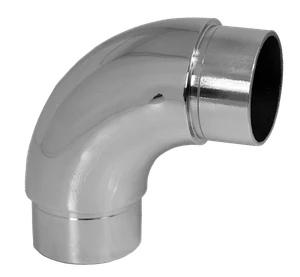 Spojka oblouková 90° na trubku ø 42,4 mm, leštěná AISI 304 - slide 0