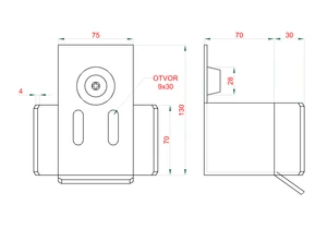 Samonos do 230 kg/4 m, profil 60 x 60 x 4 mm, Zn - slide 4