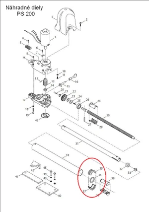 999TFESTPS2 Gufero pístu - půlměsíc, 1 pár + těsnění - slide 0