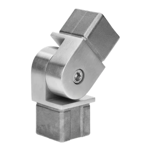 Spojka s kloubem na tyč 40 x 40 mm, broušená nerez AISI 304 - slide 0