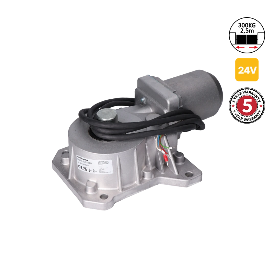 Podzemný pohon pre krídlovú bránu do 2,5 m/300 kg krídlo