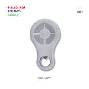 DOPREDAJ 900SUB84WR vysielač 4-kanálový, 868 MHz, plávajúci - slide 1
