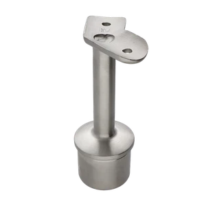 Držák madla pevný na trubku ø 42,4 mm, broušená AISI 304 - slide 0