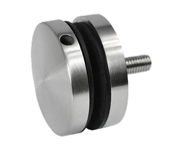 Svorka bodová na sklo 8 - 16 mm plochá, brúsená AISI 304