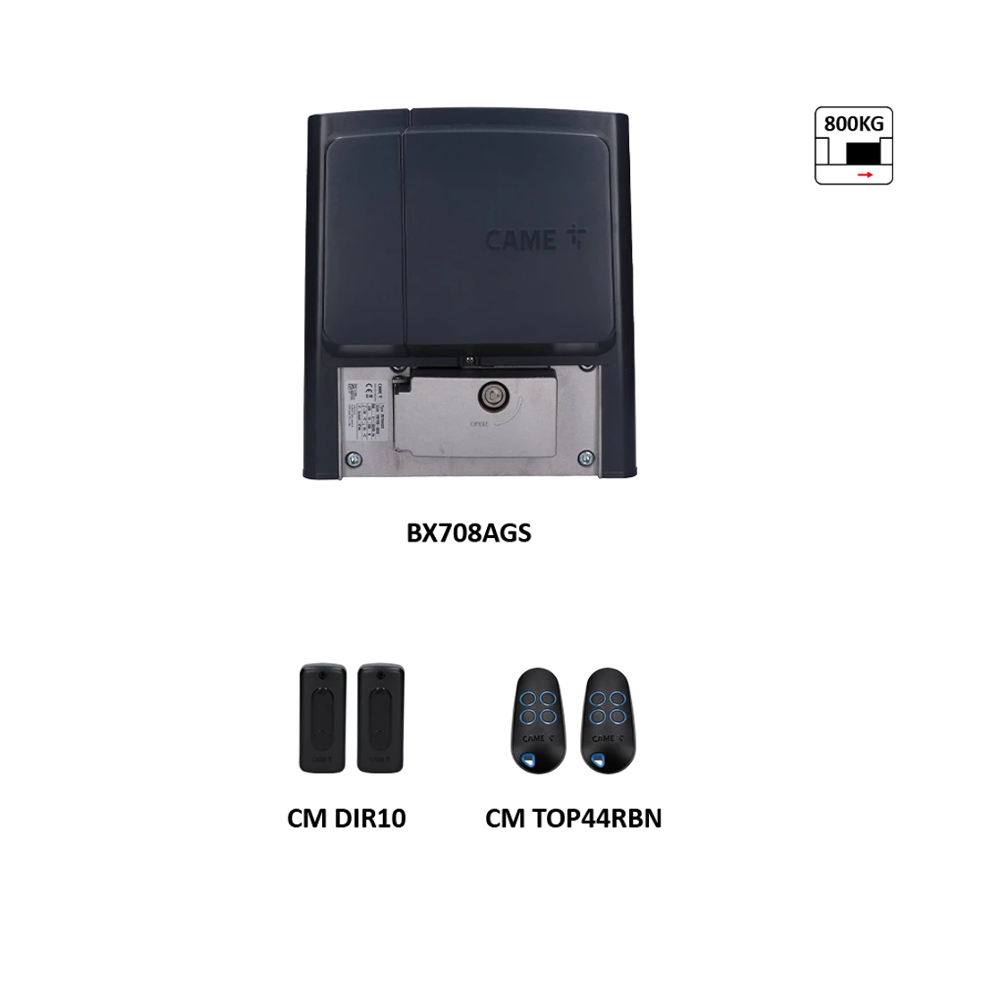 CAME BX708 STRONG ATOMO sada pre posuvnú bránu do 800 kg