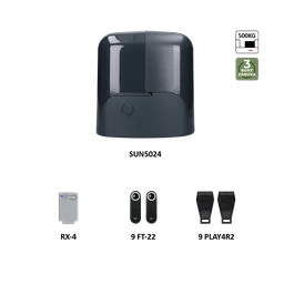 900KSUN5024KR2 SUNKIT DARK pro posuvnou bránu do 500 kg