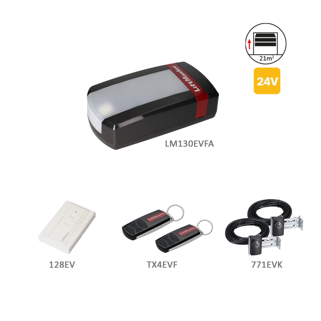 LiftMaster pohon pro sekční garážová vrata 21 m² / 200 kg