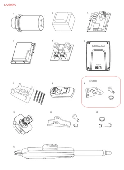 041A0303 konzola pre uchytenie pohonu na stĺp