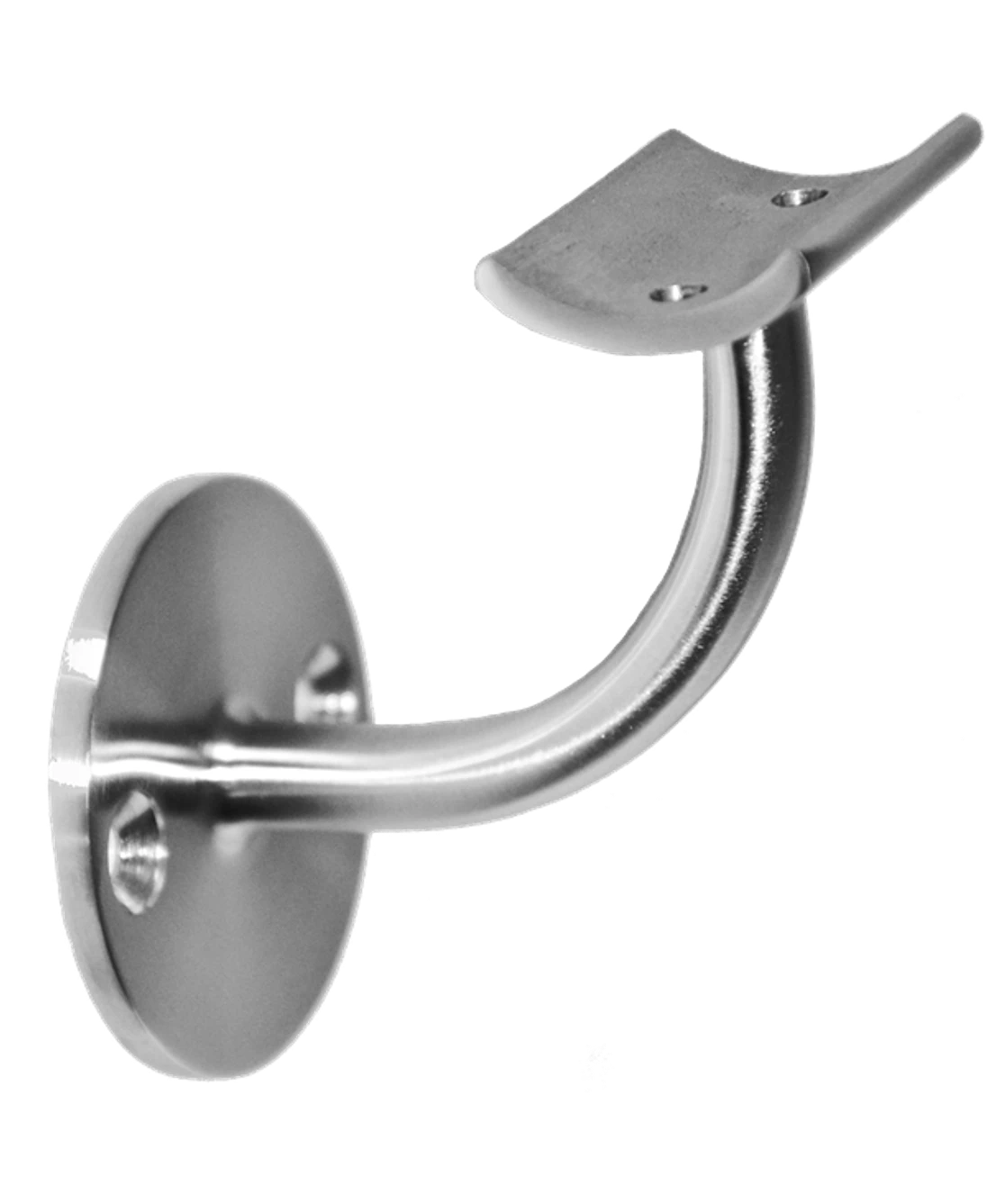 Držiak madla ø 42,4 mm na stenu, brúsená nerez AISI 304