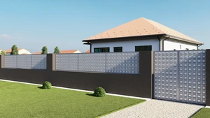 Plech pozinkovaný, 2000 x 1000 x 1,2 mm, 3D vzor štvorec - slide 2