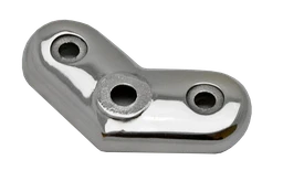 Nadpojovací deska (úhel 45°) na ø 42,4 mm, leštěná AISI 304