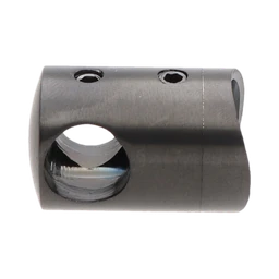 Držiak tyče ø 12 mm na trubku ø 42,4 mm, PVD - čierna