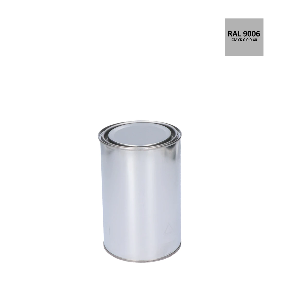 Farba antikorózna polomatná na zinok 1 kg strieborná