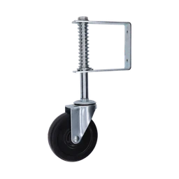 Spodné vodiace koliesko 4` pre krídlové brány, s pružinou