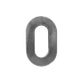 Číslo domové 0, 120 x 80 x 3 mm, hladké, bez úpravy