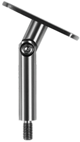 Držák madla s kloubem, plochý, závit M8, broušená AISI 304