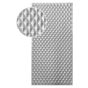 Plech pozinkovaný, 2000 x 1000 x 1,2 mm, 3D vzor guľa-ihlan - slide 0