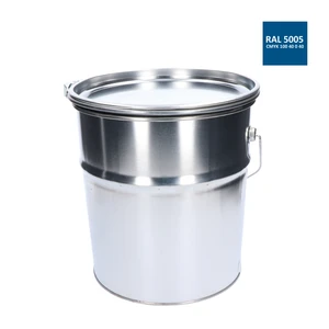 Farba antikorózna polomatná na zinok 10 kg modrá - slide 0