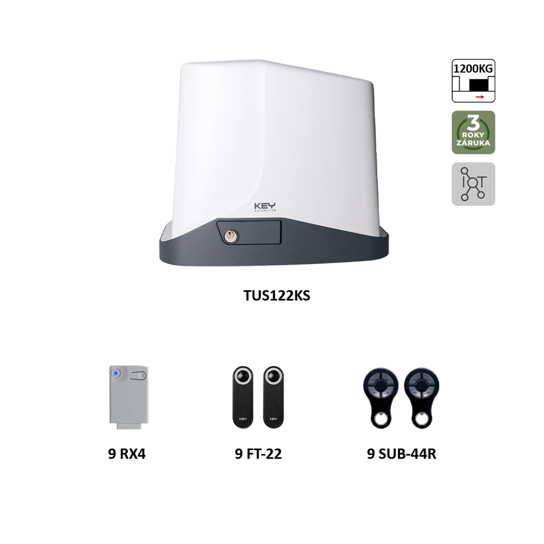 TURBOKIT120 pro posuvné brány do 1200kg