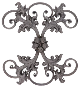 Kovářský ornament H 450 x L 405, 16x8 mm